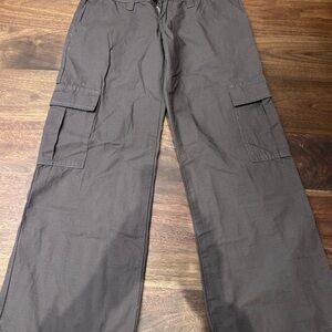 Brandy Melville Dark Gray Cargo Pants